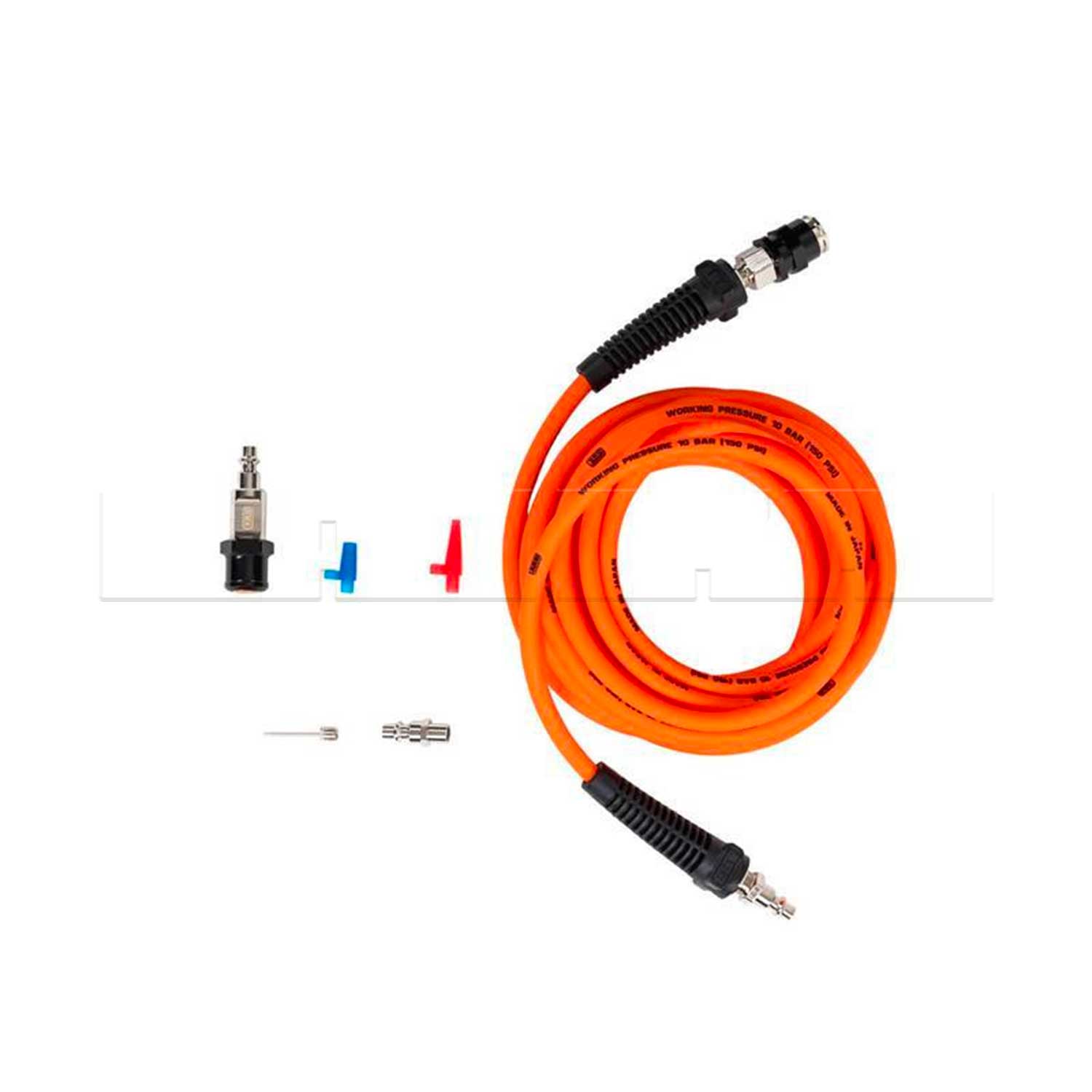 Compresseur malette BRUSHLESS ARB 130L/min avec tuyau + raccords + pinces - Image 4