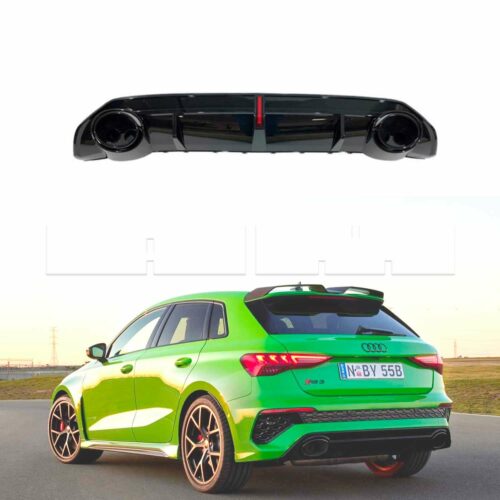 Diffuseur de pare-chocs ar AUDI A3 type 8Y RS3 2020+